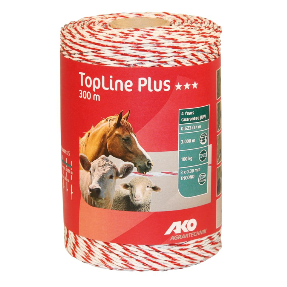 Elektriskā gana stieple TopLine Plus, 300 m